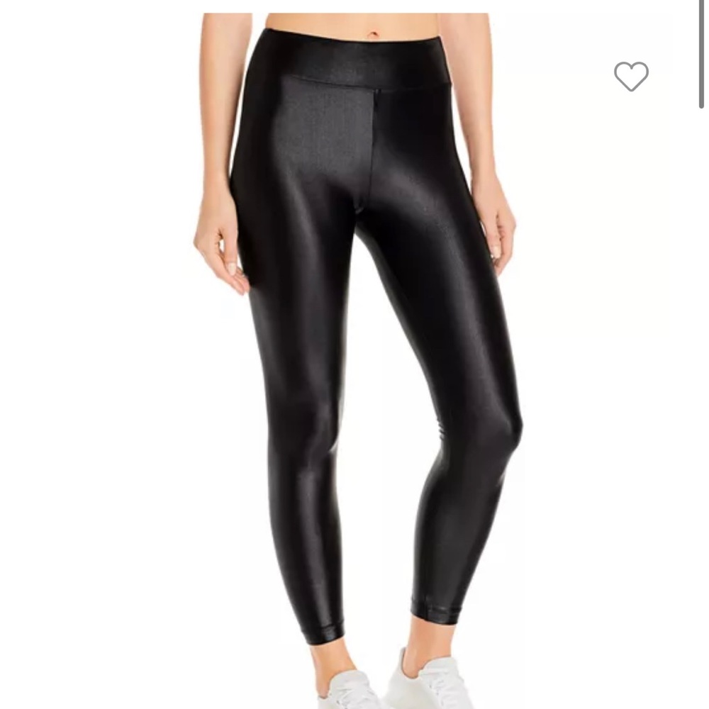 Koral shiny black leggings - great condition